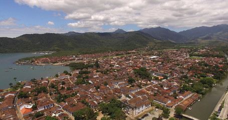 Wall Mural - Aerial View of Paraty, Rio de Janeiro, Brazil