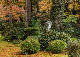 Sticker - Autumn Japanese garden