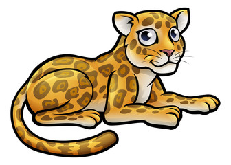 Wall Mural - Leopard or Jaguar Cartoon