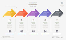 Infographics Design Template With Icons, Process Diagram, Vector Eps10 Illustration