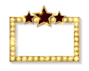 Wall Mural - frame cinema stars.