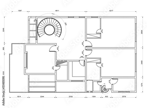 Apartment Blueprint Isolated This Stock Ilration And Apartment Blueprint Isolated