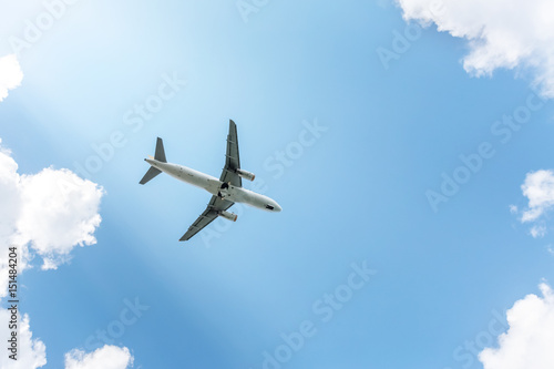 Plakat Samolot na niebie