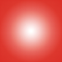 Wall Mural - Vector dot gradient red halftone pattern abstract background concept