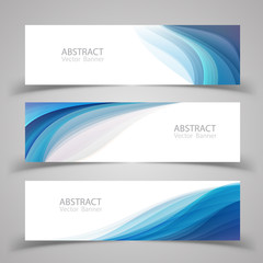 set of banner templates modern abstract vector illustration.