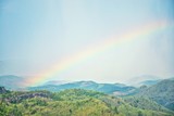 Fototapeta Tęcza - Rainbow in the mountains : Thailand 