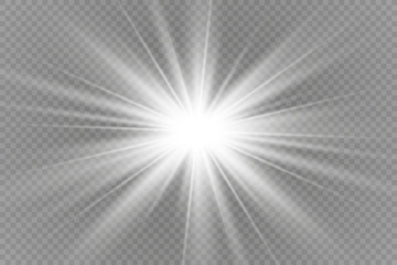 vector illustration of abstract flare light rays