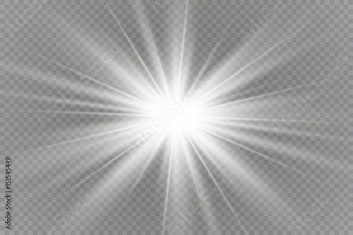 Fotografía Vector illustration of abstract flare light rays