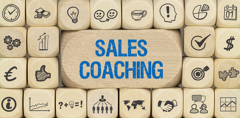 Sticker - Sales Coaching / Würfel mit Symbole