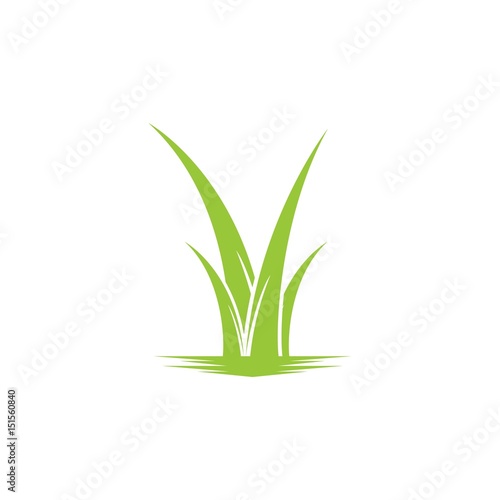 grass vector logo Stock Vector | Adobe Stock