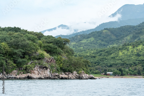SHORES OF TANGANYKA LAKE, TANZANIA Wallpaper Mural