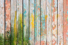 Colorful Wooden Texture Or Background