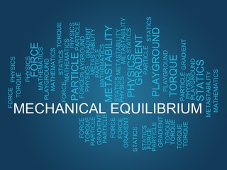 Canvas Print - Mechanical equilibrium