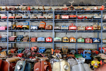 A Lot Of Old Toy Cars And Bikes Collection
