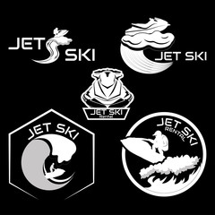 Set Logo jet ski, scooter