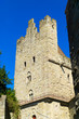 Turm innerhalb der historischen Festungsanlage in Carcassonne