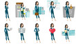 © Visual Generation - Vector set of illustrations with business people.