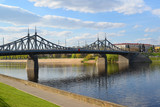 Fototapeta Most - Starovolzhsky bridge across the Volga in Tver, Russia