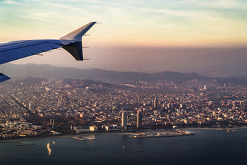 Poster - Landing in Barcelona