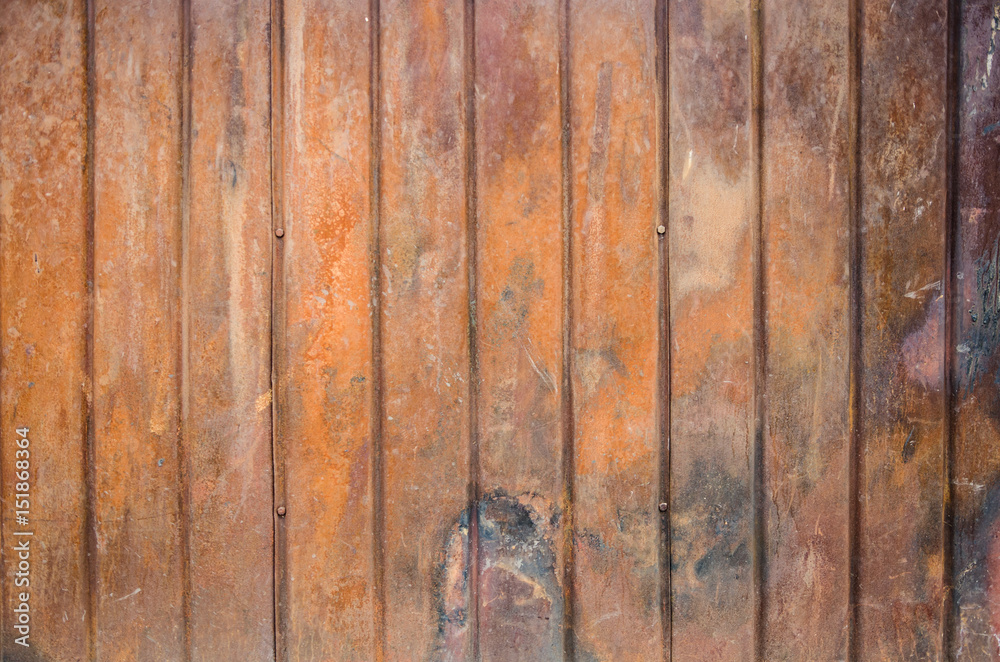 Corrugated Iron Metal Texture Of Old Garage Wall Mural Wallpaper Murals Anniebrusnika