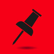 © Archimicrostock - Push pin icon. Attach a note. New Reminder. Create a bookmark.