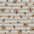 plants and flower pattern design 