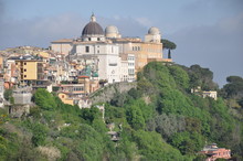 Castel Gandolfo, Sommersitz Des Papstes Bei Rom