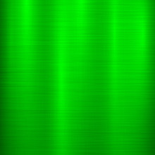 Green Metal Technology Background With Abstract Polished, Brushed Texture, Chrome, Silver, Steel, Aluminum For Design Concepts, Wallpapers, Web, Prints, Posters, Interfaces. Vector Illustration.