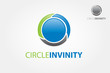 Circle Infinity Vector Logo Template. Abstract loop circle logo vector symbol.