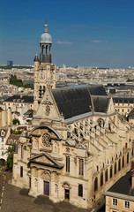 Wall Mural - The Saint Etienne du Mont church , Paris, France.