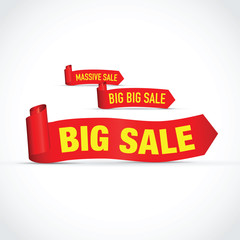 Wall Mural - big sale sign set