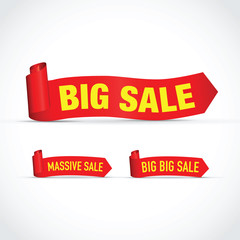 Wall Mural - big sale sign set