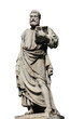 Saint Peter patron of Rome statue (isolated on white background)