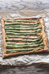 Canvas Print - Asparagus tart