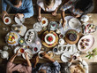 © Rawpixel.com - Friends Gathering Together on Tea Party Eating Cakes Enjoyment happiness