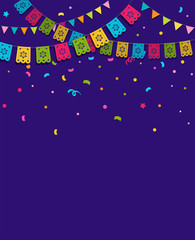 Mexican Fiesta background, banner