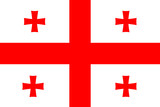 Fototapeta  - Flag of Georgia
