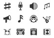 music icon set