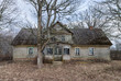 Deteriorated abandoned haunted old house, Latvia