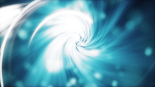 Abstract Light Blue Futuristic Blurred Tunnel Background
