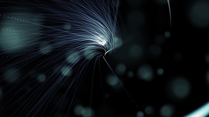 Wall Mural - abstract science fiction futuristic background