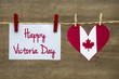 Happy Victoria day greeting card or background.