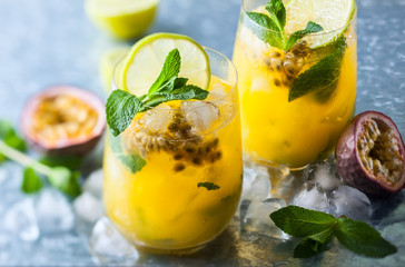 Passion fruit lemonade