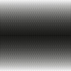 Leinwandbilder - Honeycomb halftone Vector abstract background. Halftone effect. Repeating background texture