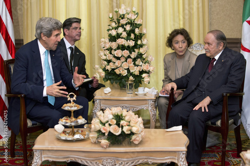 Us Secretary Of State John Kerry Meets With Algerian President