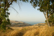 View of the lower Galilee, the Sea of Galilee. Israel, the month of April.