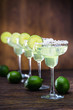 Margaritas and ripe limes