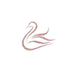 Sticker - Swan vector illustration