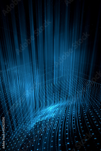 Cuadros en Lienzo Digital technology abstract background