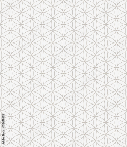 Canvastavla  Flower of life seamless pattern